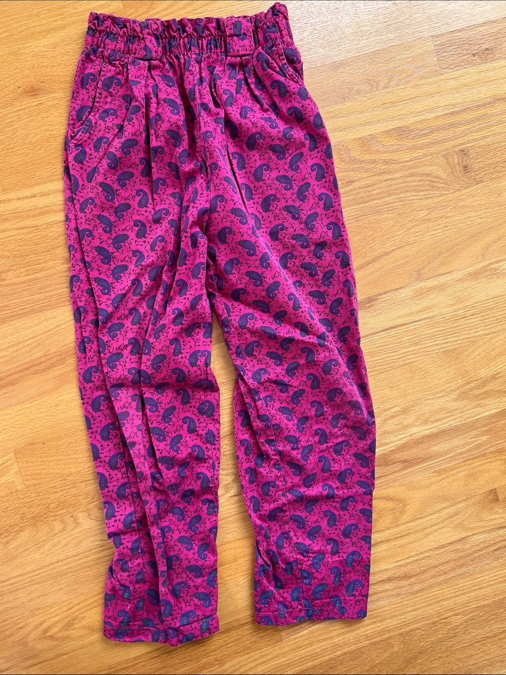 Vintage HG Kids youth girls 14 elastic waist pants with pockets